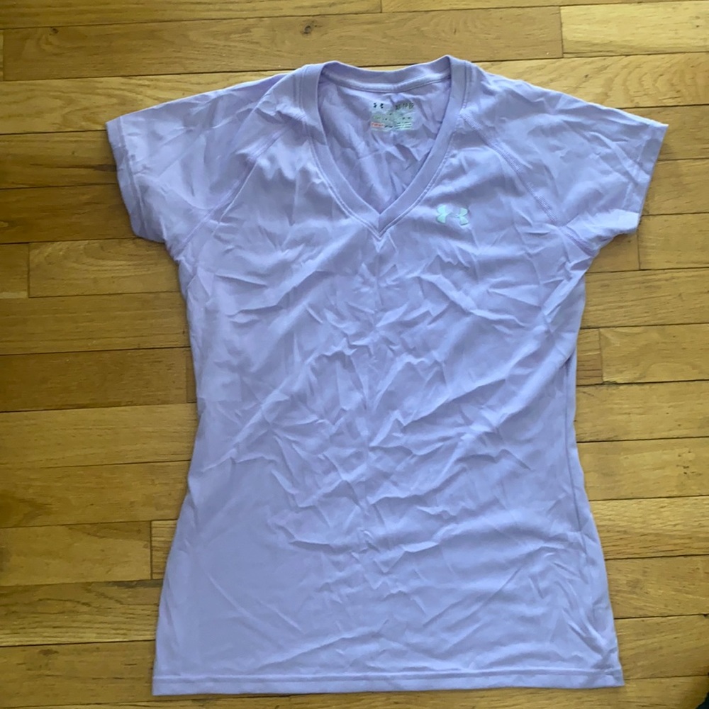 Under Armor Purple Short Sleeve XS